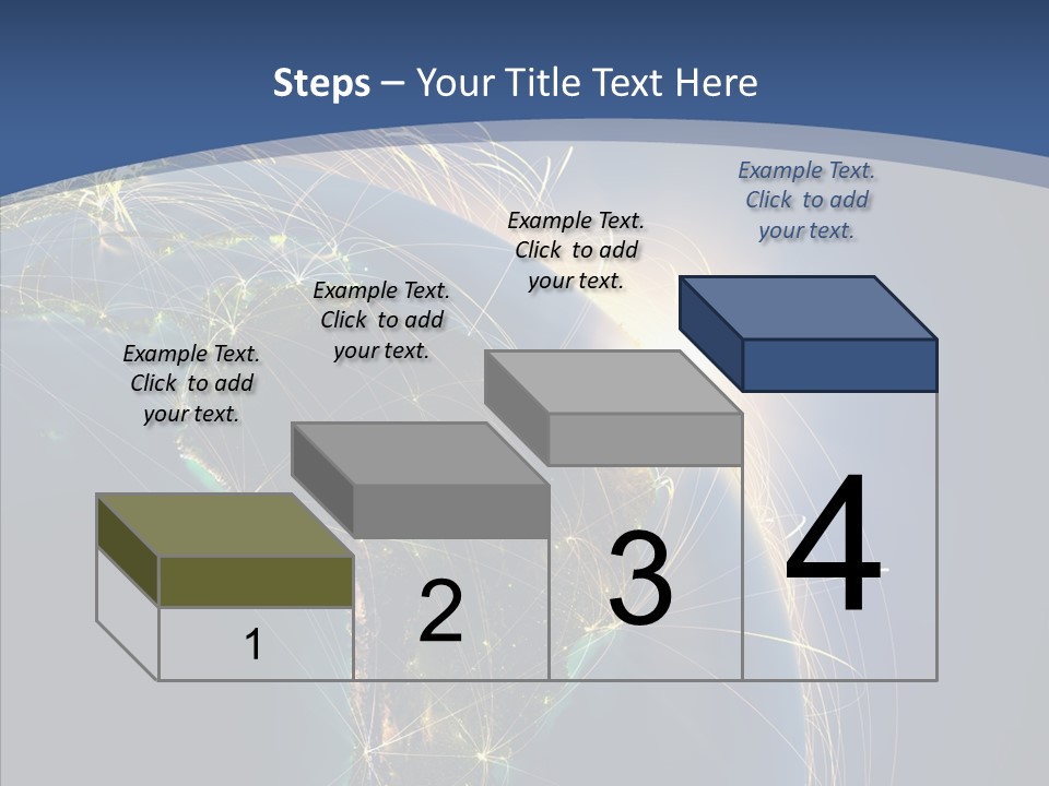 Travel Business Continent PowerPoint Template