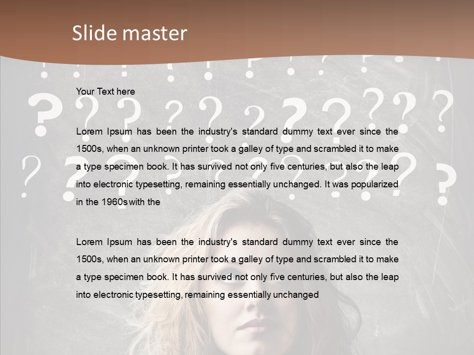 Confusion Education Doubt PowerPoint Template