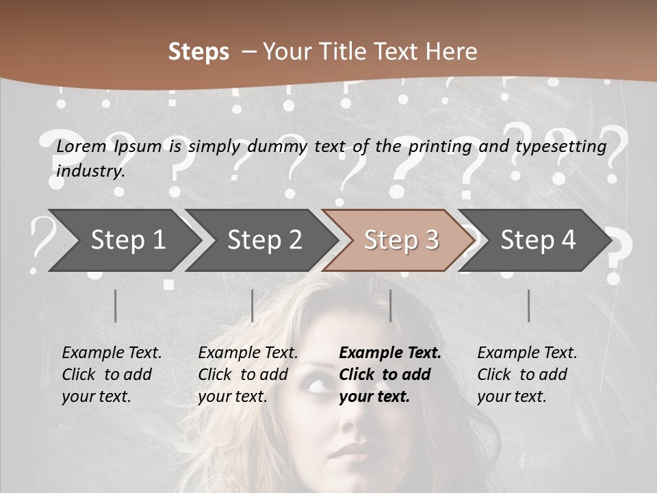Confusion Education Doubt PowerPoint Template