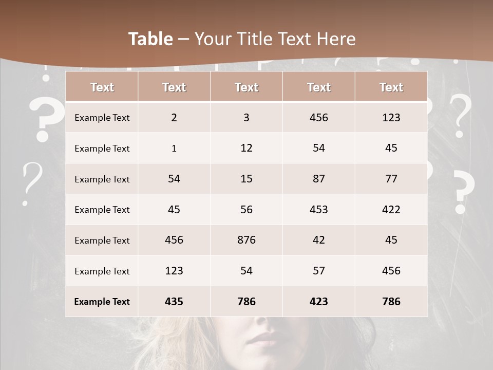 Confusion Education Doubt PowerPoint Template