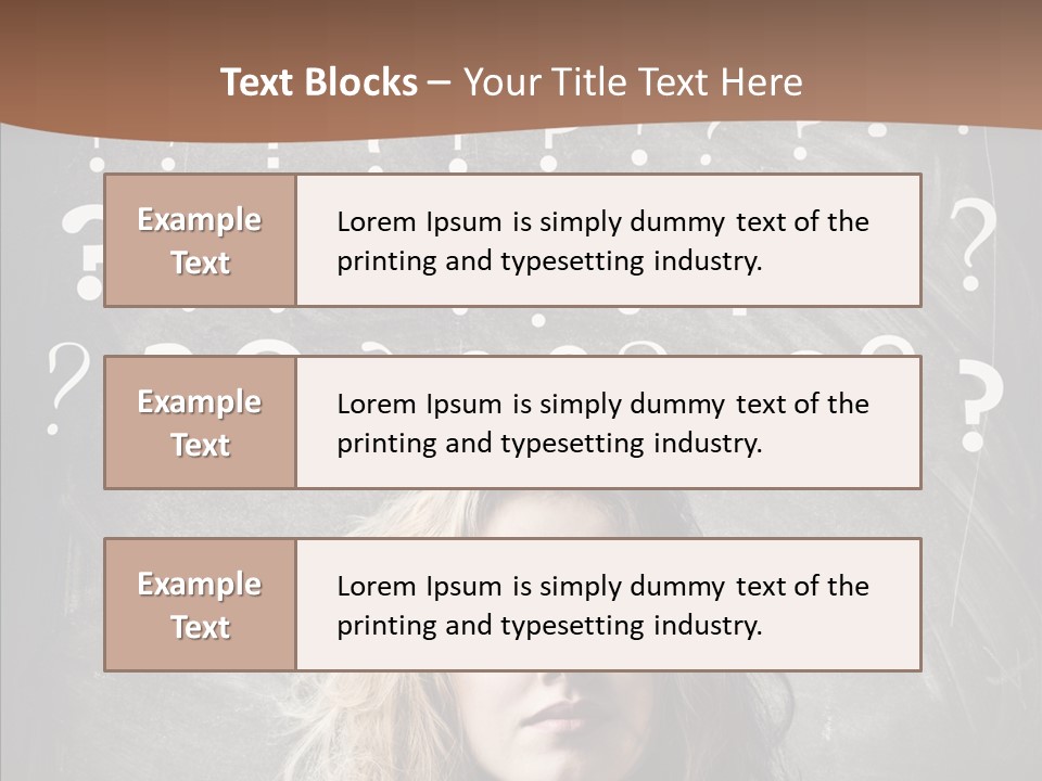 Confusion Education Doubt PowerPoint Template