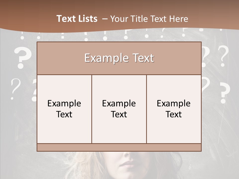 Confusion Education Doubt PowerPoint Template