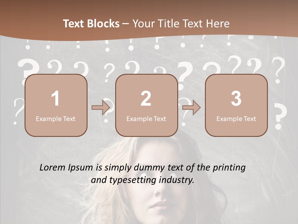 Confusion Education Doubt PowerPoint Template