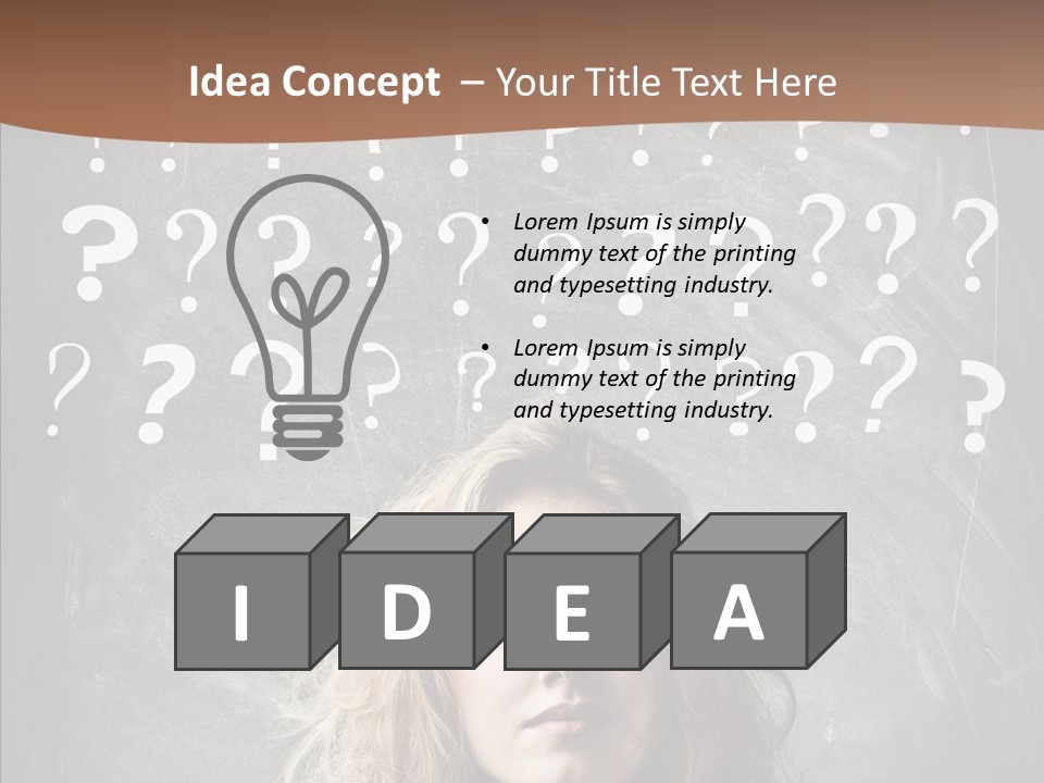Confusion Education Doubt PowerPoint Template