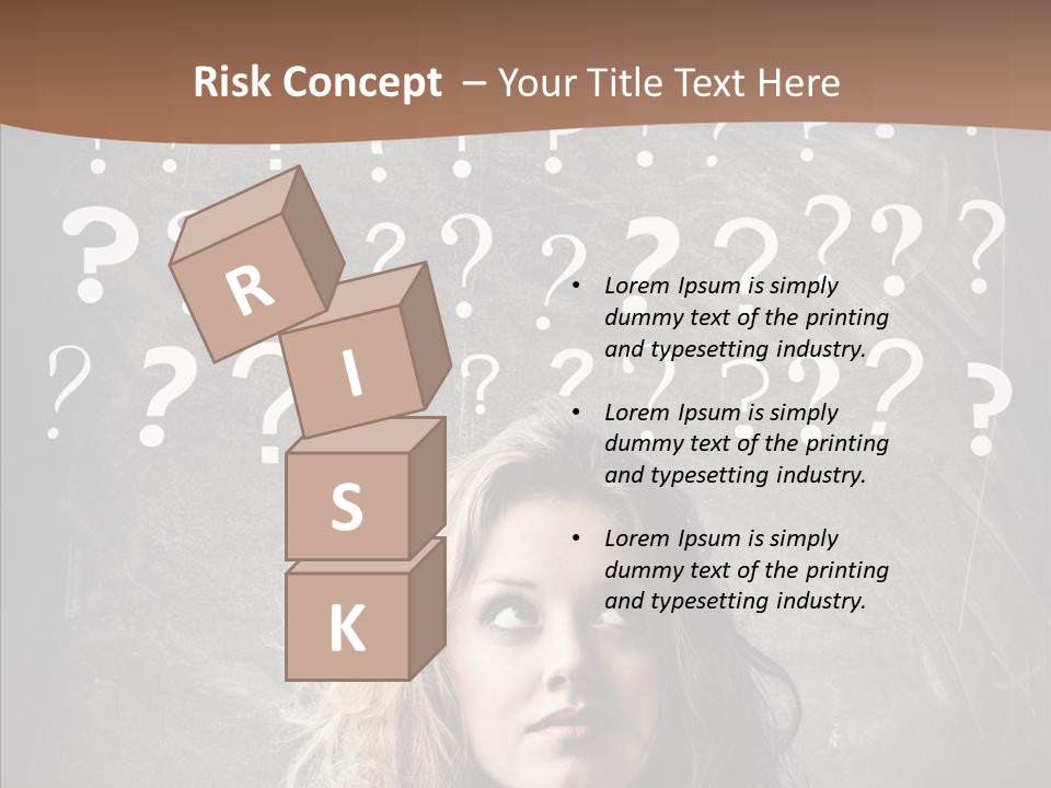 Confusion Education Doubt PowerPoint Template