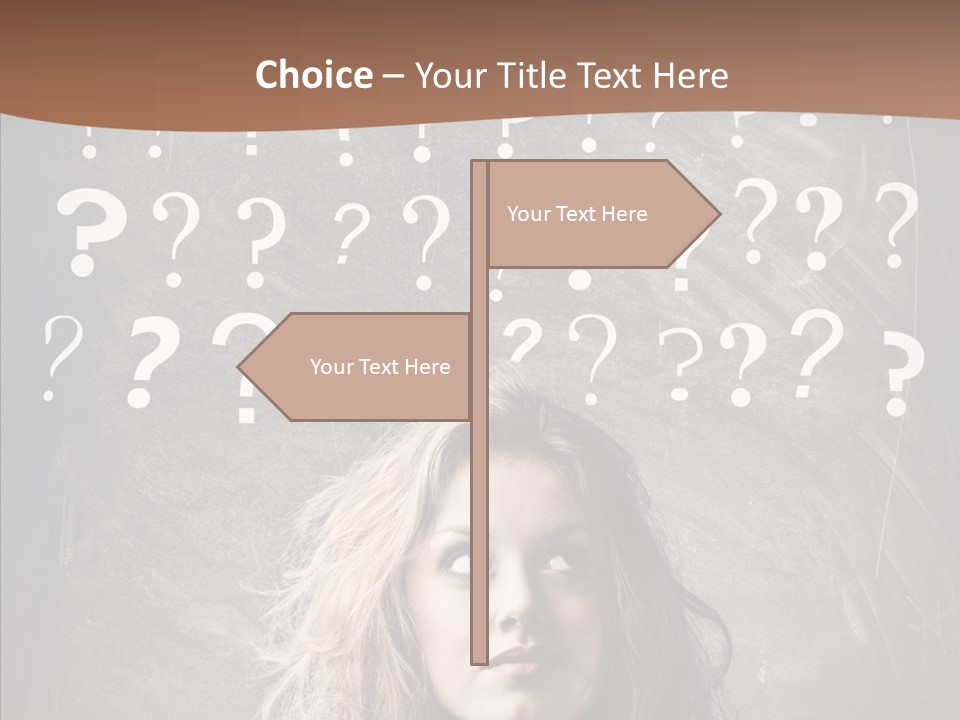 Confusion Education Doubt PowerPoint Template