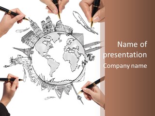 Student Earth Global PowerPoint Template