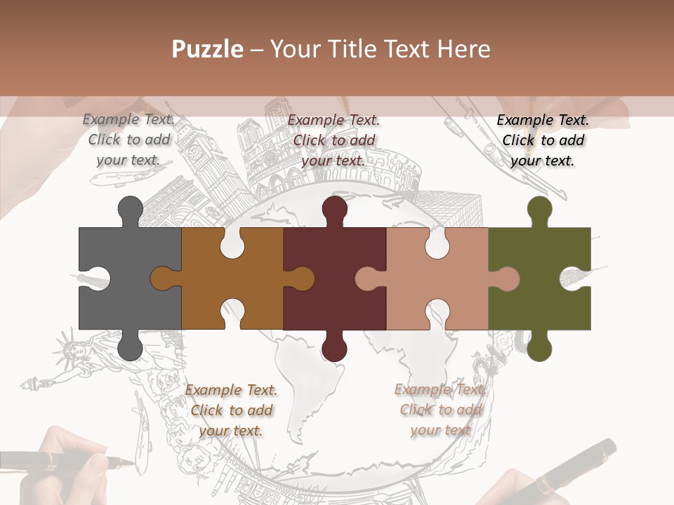 Student Earth Global PowerPoint Template