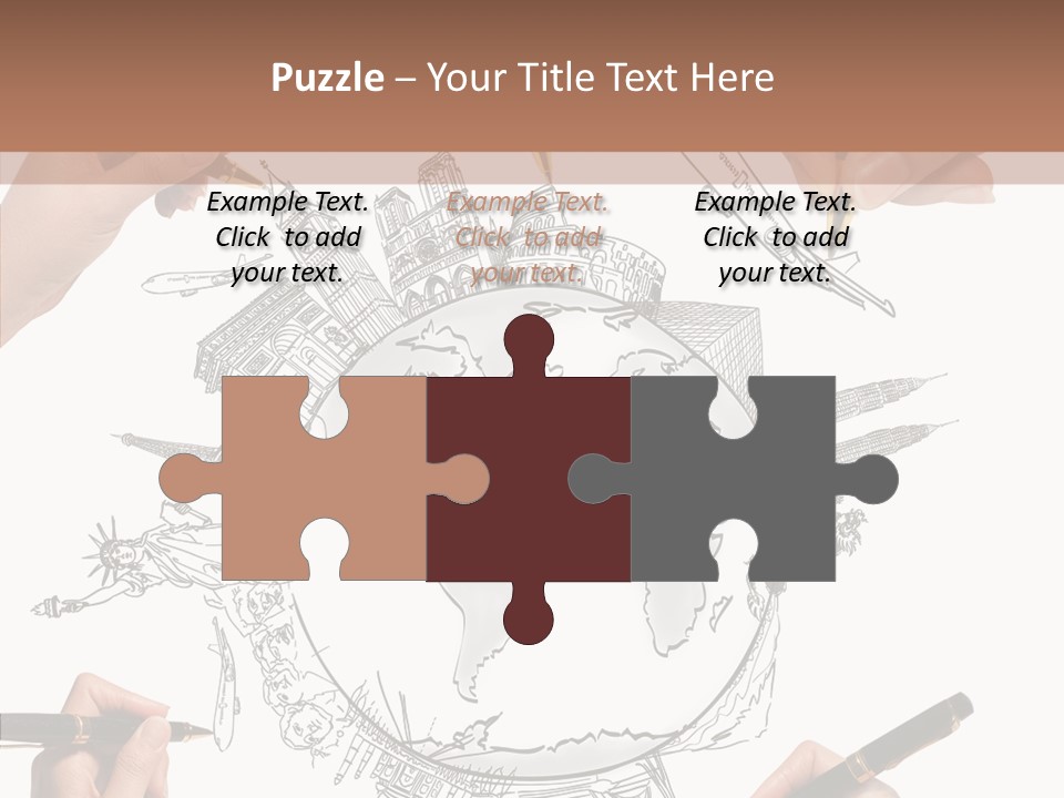 Student Earth Global PowerPoint Template