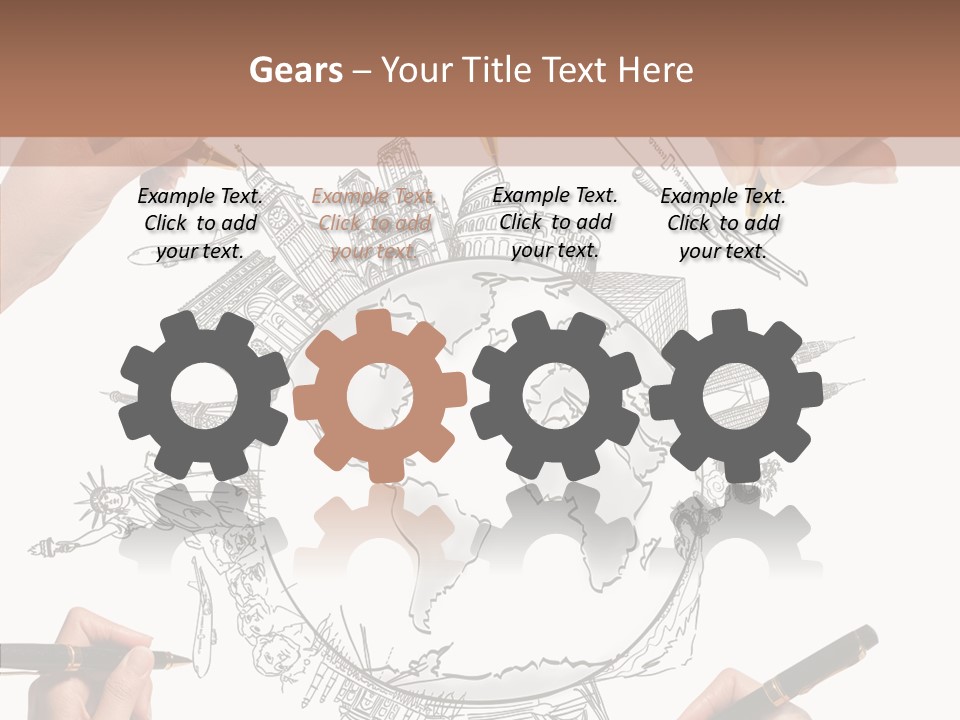 Student Earth Global PowerPoint Template