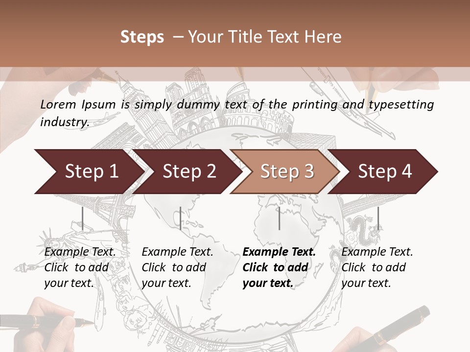 Student Earth Global PowerPoint Template