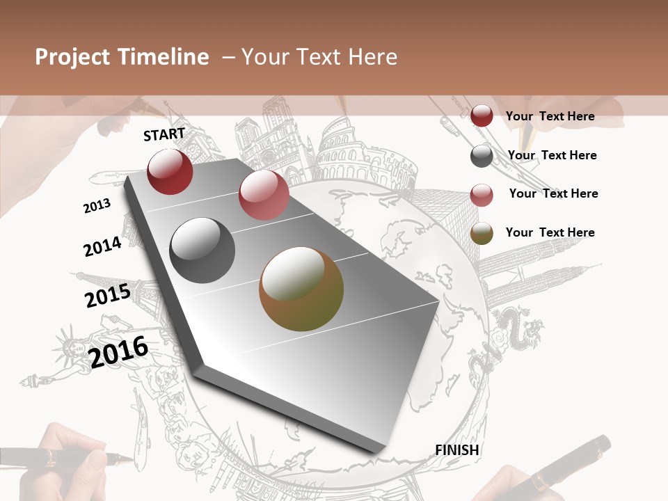 Student Earth Global PowerPoint Template