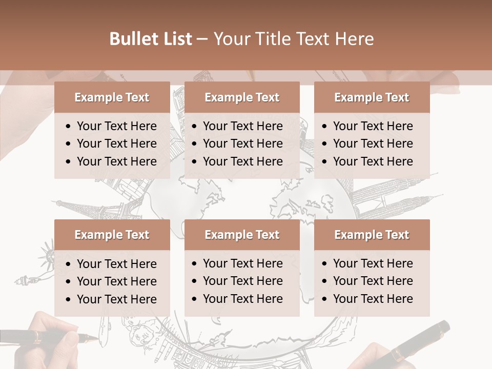 Student Earth Global PowerPoint Template
