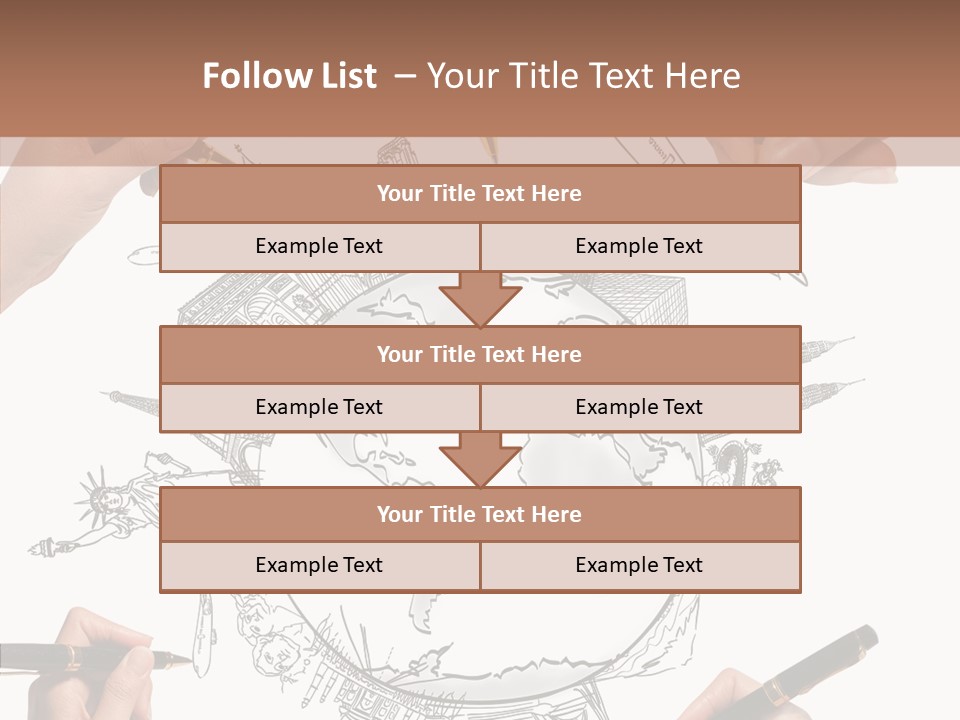 Student Earth Global PowerPoint Template