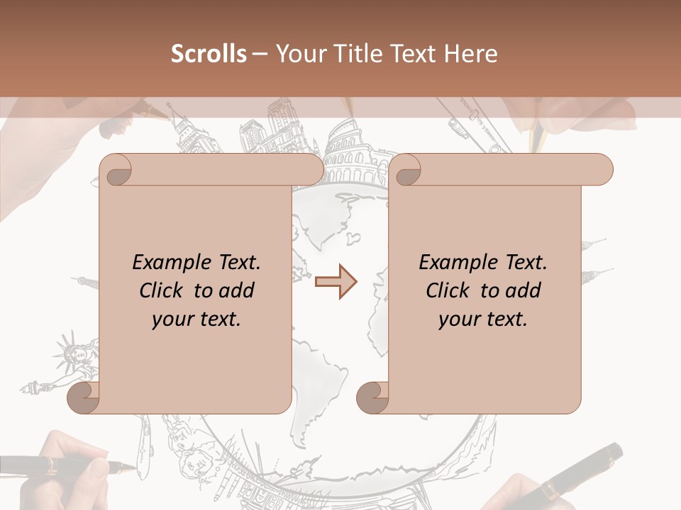 Student Earth Global PowerPoint Template