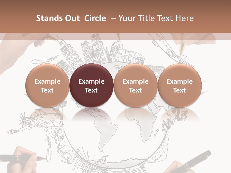 Student Earth Global PowerPoint Template