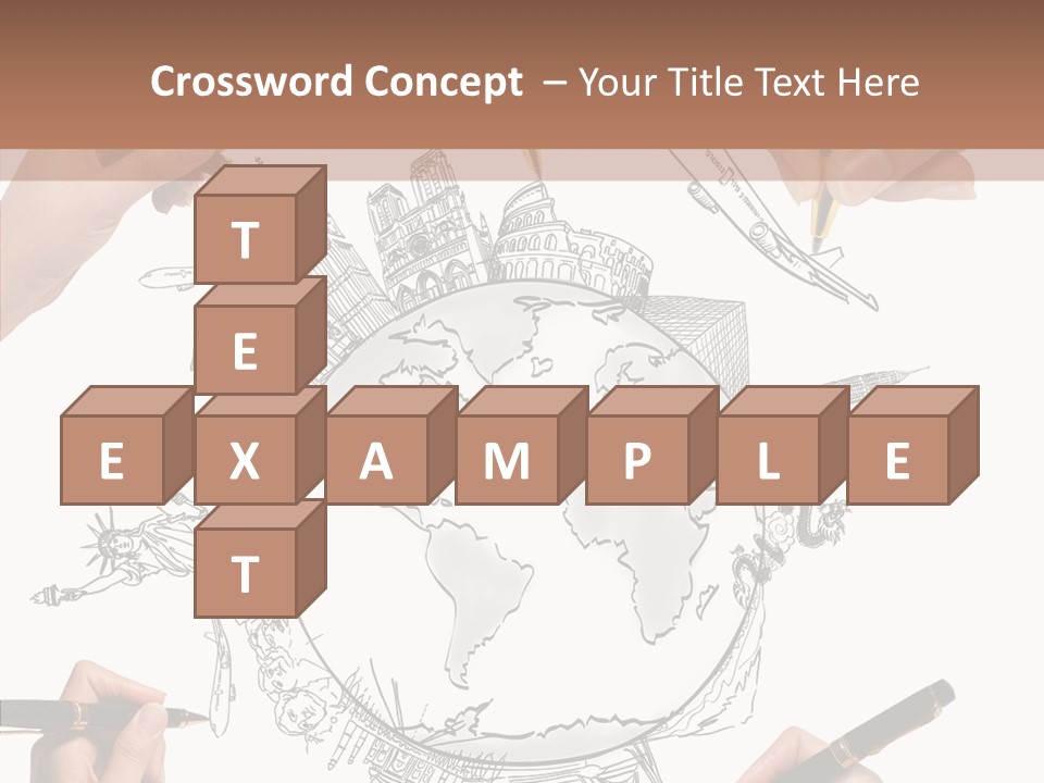 Student Earth Global PowerPoint Template