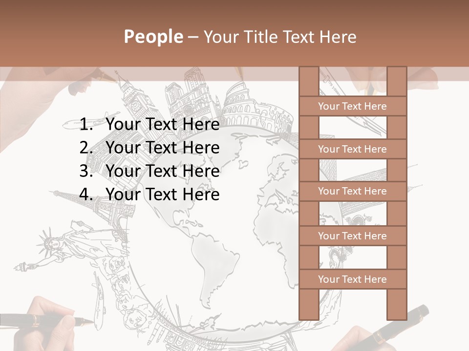 Student Earth Global PowerPoint Template