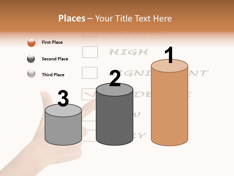 Critical Woman High PowerPoint Template