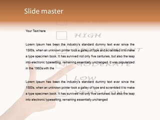 Critical Woman High PowerPoint Template