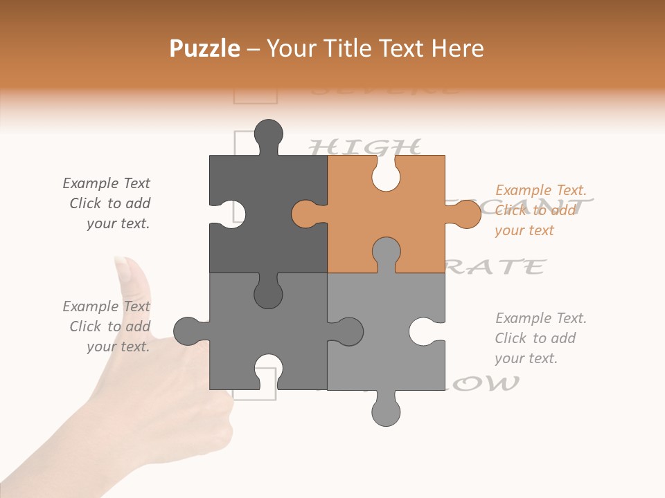 Critical Woman High PowerPoint Template