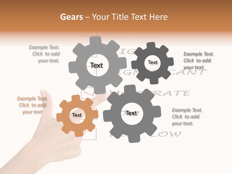 Critical Woman High PowerPoint Template