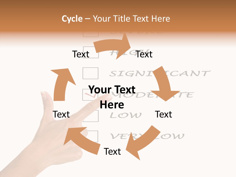 Critical Woman High PowerPoint Template