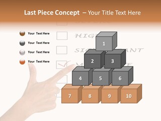 Critical Woman High PowerPoint Template