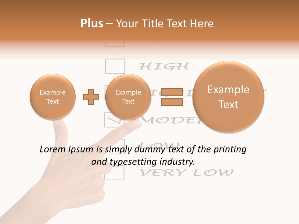 Critical Woman High PowerPoint Template