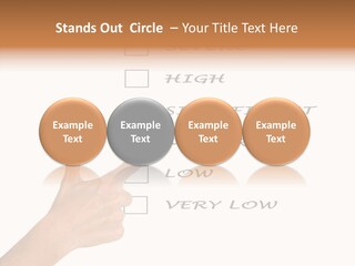 Critical Woman High PowerPoint Template
