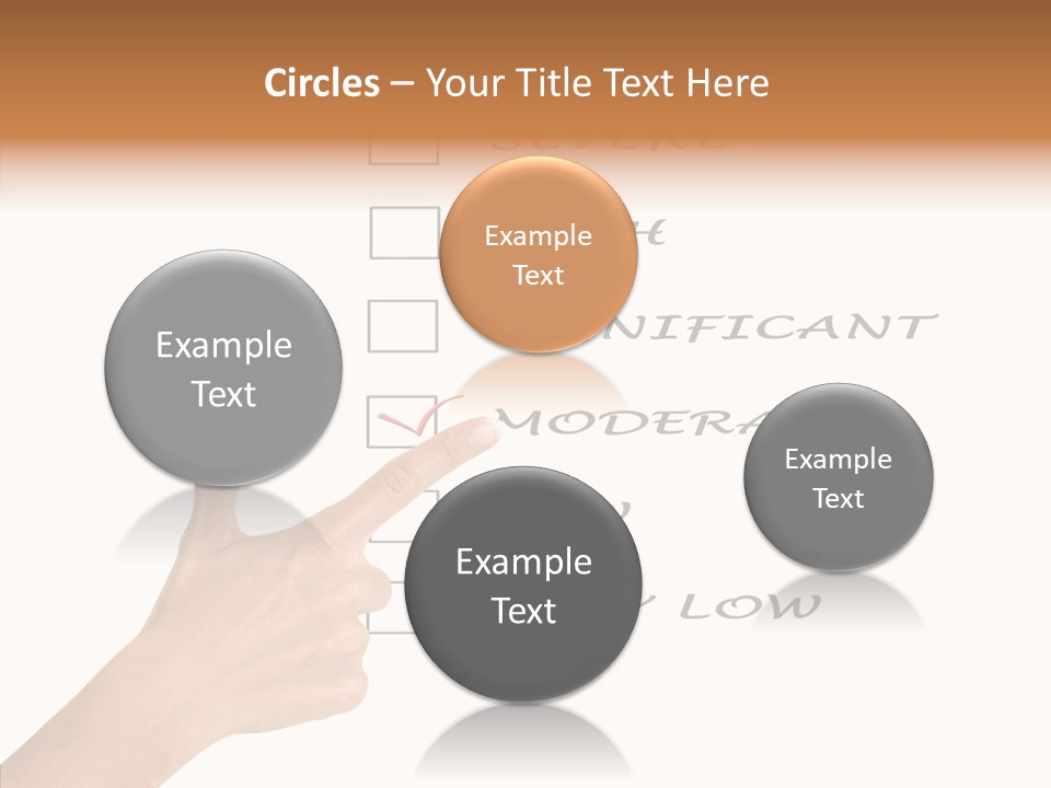 Critical Woman High PowerPoint Template