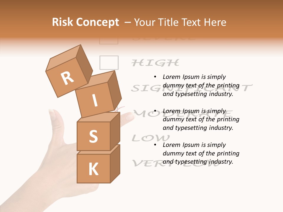 Critical Woman High PowerPoint Template