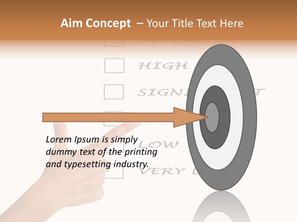 Critical Woman High PowerPoint Template