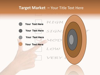 Critical Woman High PowerPoint Template