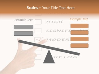 Critical Woman High PowerPoint Template