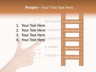 Critical Woman High PowerPoint Template