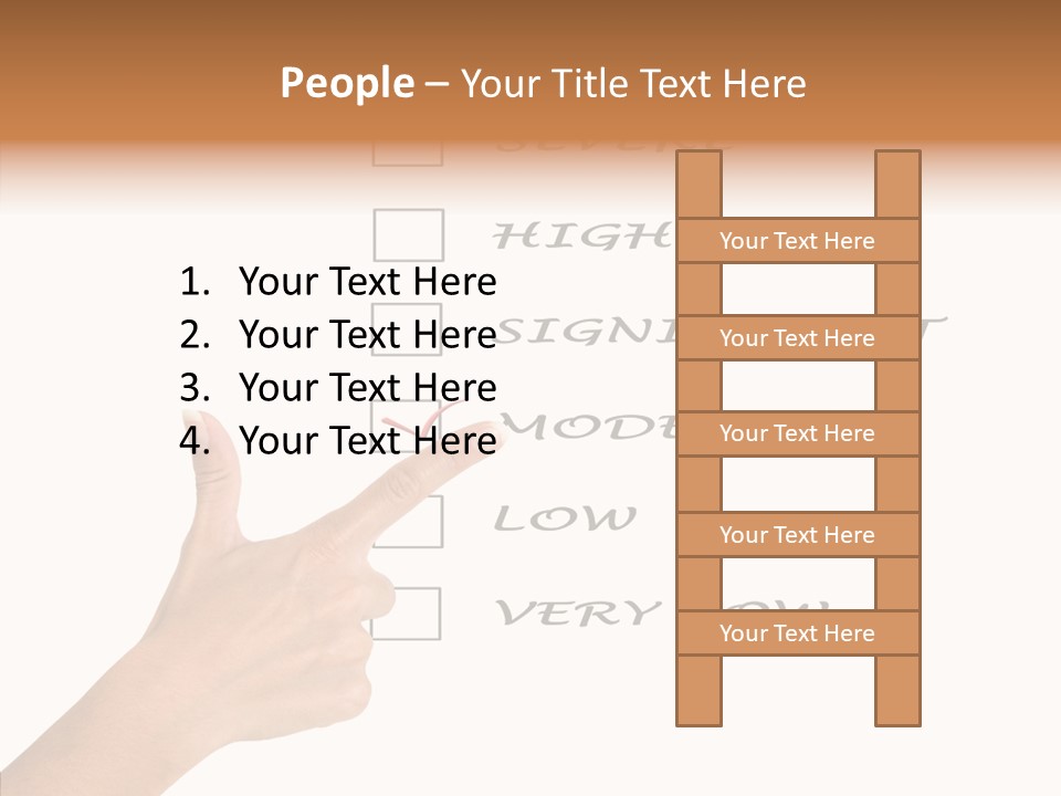 Critical Woman High PowerPoint Template