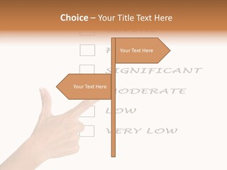 Critical Woman High PowerPoint Template