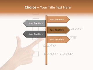 Critical Woman High PowerPoint Template
