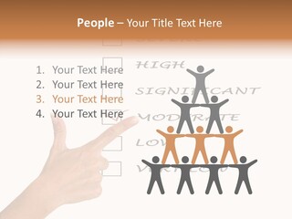 Critical Woman High PowerPoint Template