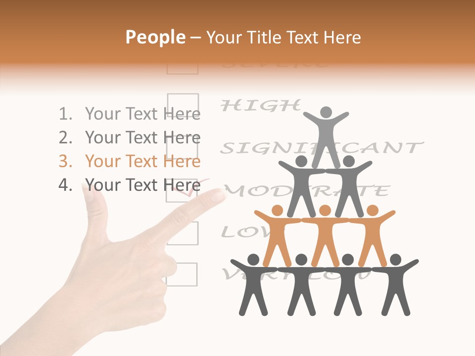 Critical Woman High PowerPoint Template