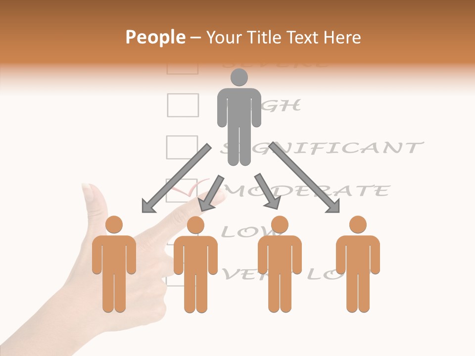 Critical Woman High PowerPoint Template