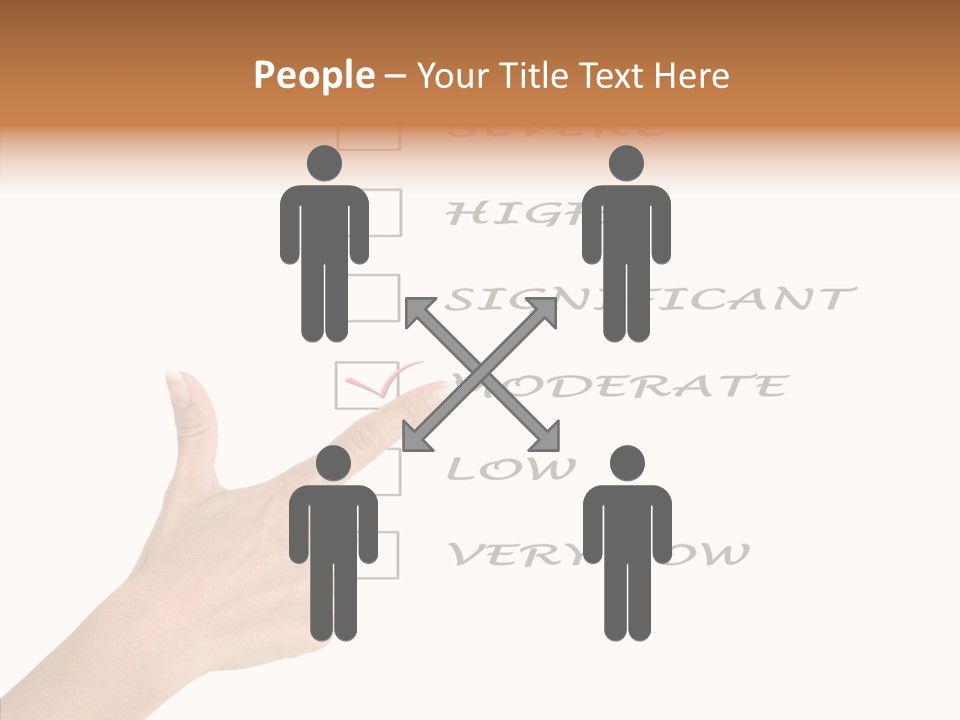 Critical Woman High PowerPoint Template