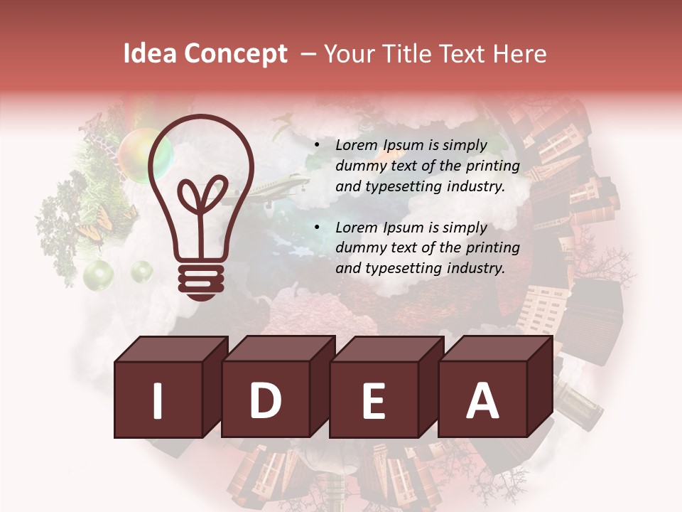 Nature Plant Eco PowerPoint Template