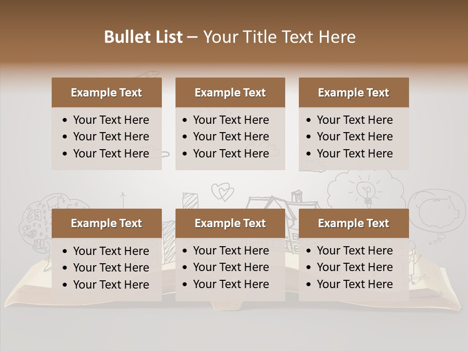 Reading Textbook Magic PowerPoint Template
