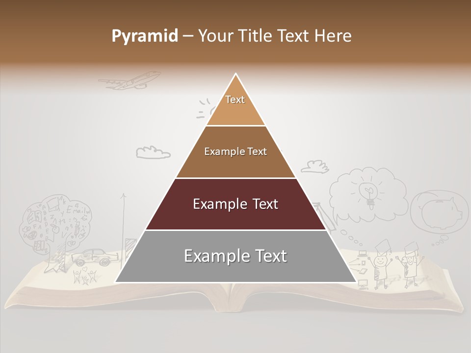 Reading Textbook Magic PowerPoint Template