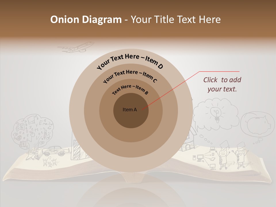 Reading Textbook Magic PowerPoint Template