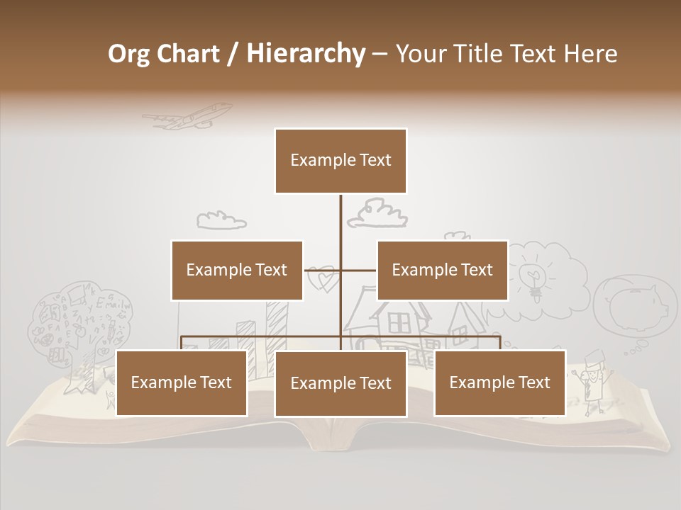 Reading Textbook Magic PowerPoint Template