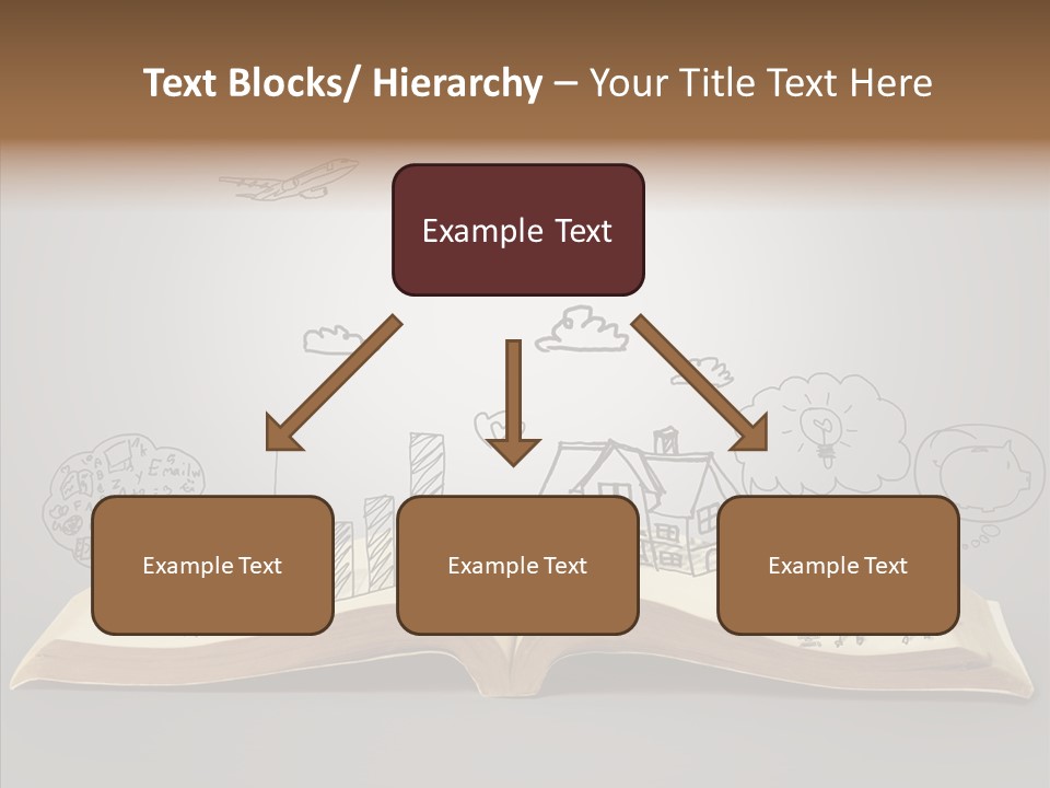 Reading Textbook Magic PowerPoint Template