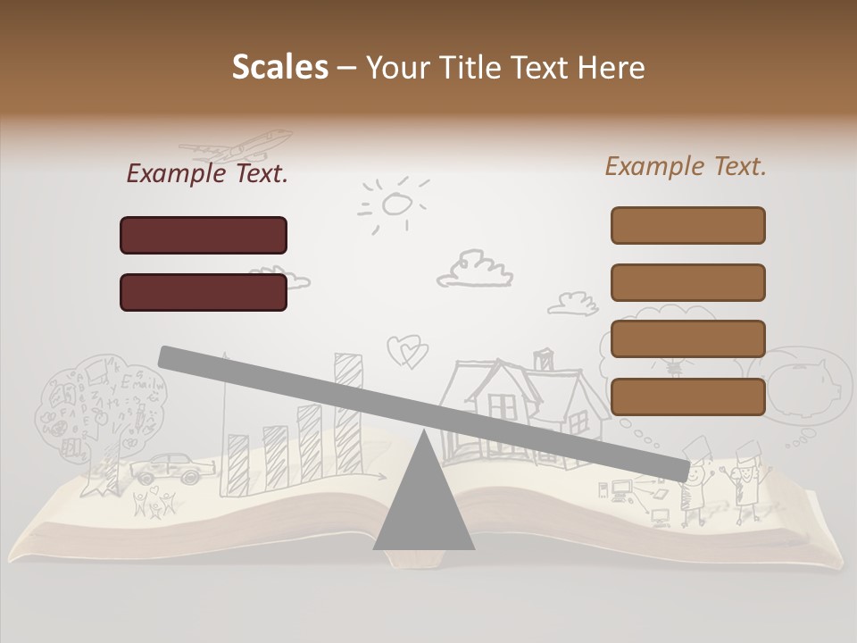 Reading Textbook Magic PowerPoint Template